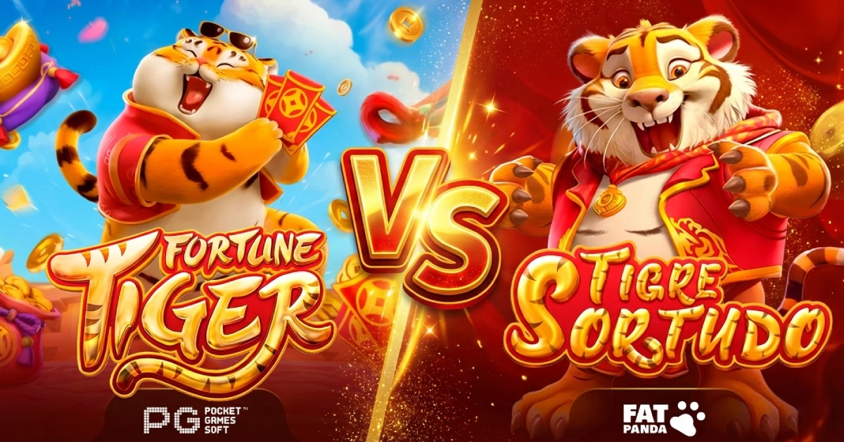 Tigre Sortudo vs Fortune Tiger (Tigrinho): Qual o melhor jogo do tigre?