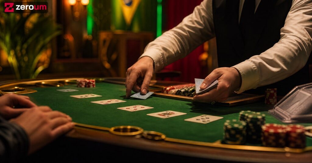 Como Jogar Blackjack ao Vivo na Zeroum Bet?